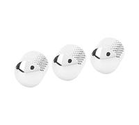 Perilla Universal para Guitarra Eléctrica, Control de Potenciómetro de Metal Resistente de 3 Piezas para Instrumentos de bajo (SILVER)