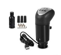 Perilla USB para palanca de cambios de simulador de camión compatible con Logitech G29 G27 G25 para ETS2 para juegos de carreras ATS, negro