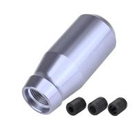 Perillas Cambio Marchas 78Mm Universales Aleación Aluminio Peso Palanca Cambios Metal Mango Perilla Cabeza Perilla Cambio Marchas Coche(Plata)