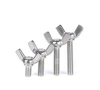 Perillas de ala acero inoxidable Tornillos for pulgar, 1/5/10 piezas Tornillo 304 M3 M4 M5 M6 M8 M10 for con cabeza DIN316(30mm,M6 5pcs)