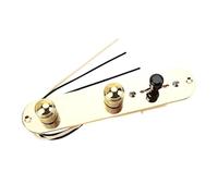 Perillas de domo de control de tono de volumen, arnés de cableado de guitarra Arnés precableado de guitarra precableado Placa de control precableada cargada con cable de 3 vías Perillas convertidoras(