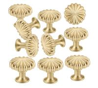 perillas de gabinete de cocina de 30 mm - perilla de gabinete de aleación de zinc | Pomos de muebles de calabaza, paquete de 10, estilo vintage para puertas de cocina, cajones, armarios, decoración de