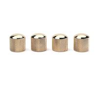 Perillas De Guitarra De 4 Piezas, Perillas De Control De Tono De Volumen, Perillas De Sombrero, Potenciómetro De Guitarra Con Orificio De Eje De 6mm/0,24 Pulgadas(Golden)