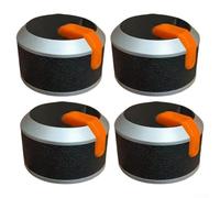 Perillas de horno de repuesto de 58 mm, esferas de control negras para cocina eléctrica de gas con adaptadores aptos para hotpoint para beko para indesit para zanussi 6 mm 8 mm (4 piezas)