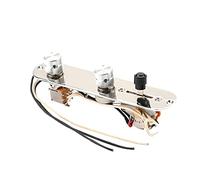 Perillas de interruptor de arnés de placa de control precableada con cable de 3 vías para piezas de guitarra TL Tele