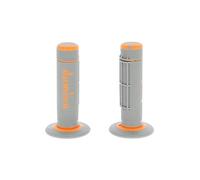perillas Domino motocross enduro universales Off-road naranja / gris