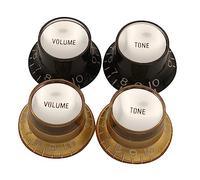 Perillas reflectoras para sombrero de copa (tamaño Imperial EE.UU.) Juego de oro (2 vol 2 tonos)