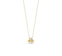 PERIMADE - Collar de plata de ley 925 con dije de estrella de mar para mujer, diseño de océano, playa, vocación de verano, cumpleaños, celebración, regalo de joyería, Plata esterlina, Sin piedra