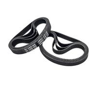 Perímetro de correa de distribución 2GT 154mm-236mm ancho 6mm goma cerrada GT2 paso síncrono 2mm 1 Uds(2GT-198mm)