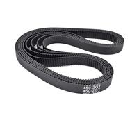 Perímetro de correa de distribución 2GT, 318-420mm de ancho, 5mm de goma GT2, paso síncrono de 2mm for impresora 3D, 1 Uds.(2GT-368mm)