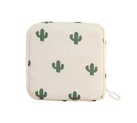 Period Bag - de almacenamiento para compresas sanitarias, organizador de servilletas sanitarias con cremallera, para forros de panty, tampones, bolsas de almohadillas menstruales, accesorios