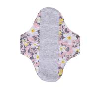 Period Pads - Washable Waterproof Leakproof Menstrual Pads for Women | 4-Layer Bamboo Charcoal Core with Snap-Wing Security & Sensitive Skin Safe for Office, Home and Travel