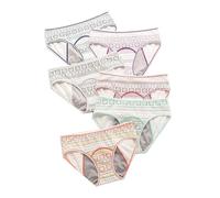 Period Pants Breathable Menstrual Knickers Comfortable Postpartum Cotton Panty Heavy Flow Leak Proof Underwear Teenage Girls Multipack Pack Of 6 Multipack S