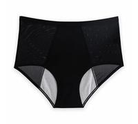 Period Pants For Teenage Girls Menstrual Cotton Knickers Women'S Postpartum Panty Stretchy Underwear Breathable Briefs Heavy Flow Black XXL