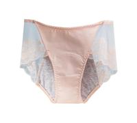 Period Pants Menstrual Briefs Heavy Flow Absorbent Leak Proof Crotch Extra Protection Hipster Lace Knickers Breathable Panty Comfy Underwear Skin Xl