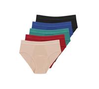 Period Pants Postpartum Underwear Heavy Flow Absorbent Leak Proof Crotch Menstrual Knickers Sporty Hipster Panty Teenage Girls Briefs Pack Of 5 Multipack L
