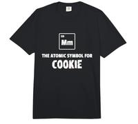 Periodic Table Mm Element of Cookie Atomic Symbol Comfort Colors Adult Heavyweight T-Shirt