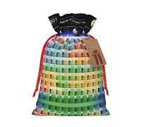 Periodic Table Of Elements - Bolsa resistente con cordón de 4.7 x 6.9 pulgadas, bolsa de regalo moderna y práctica para necesidades diarias, 1 unidad
