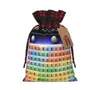Periodic Table Of Elements - Bolsa resistente con cordón de 4.7 x 6.9 pulgadas, bolsa de regalo moderna y práctica para necesidades diarias, 1 unidad