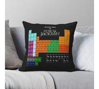 Periodic Table Of Percy Jackson - Funda de almohada cuadrada de poliéster y lino, terciopelo, con cremallera, decoración para el hogar