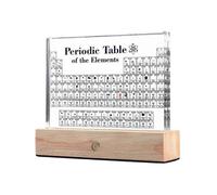 Periodic Table with Elements Inside, Table Of Elements, Acrylic Periodic Table Display with 83