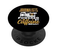 Periodista con Cafeína Empleo Pulse Periodismo Periodista PopSockets PopGrip Adhesivo