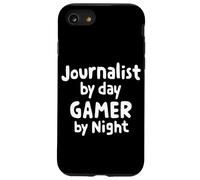 Periodista de día Jugador de Noche Noticias Escritor Equipo de periodismo Carcasa para iPhone SE (2020) / 7/8