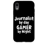 Periodista de día Jugador de Noche Noticias Escritor Equipo de periodismo Carcasa para iPhone XR