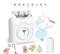 PeriPage Buyounger Mini Impresora de Fotos térmica Bluetooth Impresora sin Tinta portátil multifunción tamaño pequeño Negro y Blanco Impresora para DIY Fotos, Notas