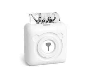 Peripage Mini Impresora de Fotos térmica Bluetooth Peripage Impresora sin Tinta portátil multifunción tamaño pequeño Negro y Blanco Impresora para DIY Fotos, Notas