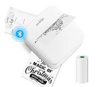 PeriPage P21 Mini Impresora para Movil, Impresora Termica Portatil, Impresora Fotos Bluetooth para Diario, Notas, Listas, Mini Impresora Compatible con iOS/Android