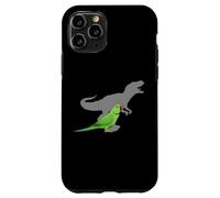 Periquito Indio Ringneck con T Rex Shadow Bird Lovers Carcasa para iPhone 11 Pro