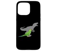 Periquito Indio Ringneck con T Rex Shadow Bird Lovers Carcasa para iPhone 15 Pro MAX