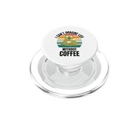 Periquito Retro Lindo I Can't Imagine Life Without Coffee PopSockets PopGrip para MagSafe