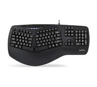 Perixx PERIBOARD-312 Teclado Ergonómico Retroiluminado (Inglés US QWERTY) - 2x Hubs USB Integrados - Teclado Dividido - Negro