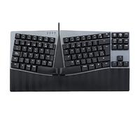Perixx PERIBOARD-335BR Teclado ergonómico mecánico Compacto con Cable - Tenkeyless - Teclas Táctles Marrones - Brown switches de Perfil bajo - Macro programables - Layout Español