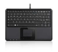 Perixx PERIBOARD-510 H Plus IT Mini USB-Tastatur Touchpad Hub Schwarz - Touchpad