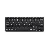 Perixx PERIBOARD-732B Wireless Backlit Mini Keyboard X Type Scissor Keys White Backlit US English QWERTY…