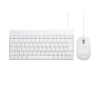 Perixx PERIDUO-212 DE Mini USB-Tastatur und Maus Set Weiãÿ - Keyboard - 1000 dpi