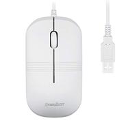 perixx PERIMICE-503, ratón óptico con Cable, Resistente al Agua, Lavable, Certificado IP 67, Color Blanco