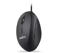 perixx PERIMICE-519L - Ratón USB Vertical portátil con Cable, tamaño Mini para computadoras portátiles, diseño para Zurdos