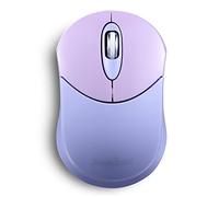 perixx PERIMICE-802PP - Ratón inalámbrico Bluetooth - Diseño portátil - Compatible con Windows, iOS y Android PC, Laptop, Tableta y Smartphone, Color Morado