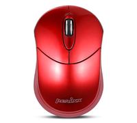 Perixx PERIMICE-802R Ratón Bluetooth inalámbrico Compacto - Bluetooth 3.0, 1200 dpi, 4 Botones - Rojo