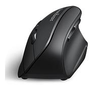 Perixx PERIMICE-804 - Ratón ergonómico Bluetooth® para Windows, Tablets Android y PC - DPI ajustable - Para diestros, Color Negro