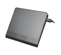 Perixx PERIPAD-506 - Panel táctil USB Delgado con Cable, Panel táctil Desmontable con Cable para usuarios de Escritorio y Laptop, tamaño Grande, 13,5 x 11,6 x 1,4 cm, Color Negro