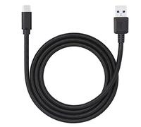 Perixx PERIPRO-407 Cable USB C trenzado Nylon, Carga Rápida y Segura, USB Macho Tipo-C a Macho USB-A, USB 3.0 apto para Samsung S23 S22 S21 S20 S10 S9 S8 Note 20 10 A72 Xiaomi Redmi Note 11 - Negro