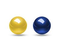 Perixx Periro-303X2B - Pelota de Repuesto para ratón M570, M575, PERIMICE-517/520/717/720, y Otros Ratones de 1,34", Color Azul Brillante y Dorado