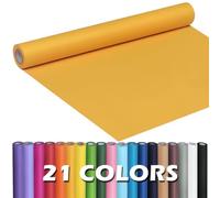 PerkHomy - Rollo de papel kraft naranja de 17.5 x 960 pulgadas (80 pies) para envolver regalos, ramo de flores, niños, pintura, manualidades, escritura, embalaje, envío, 80 GSM, 55 libras (naranja,