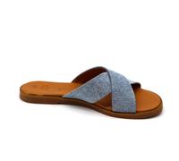 Perky Washed Denim Sandal 38 azul