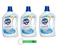 Perla Detersivo Lavatrice Classico Detersivo Liquido Per Bucato - Detersivo Líquido con suavizante para lavadoras, 37 lavados, 1850 ml + llavero Beni Culinari gratuito